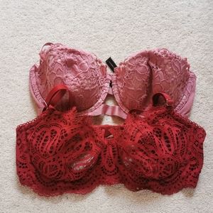 Victoria secret unlined bra bundle